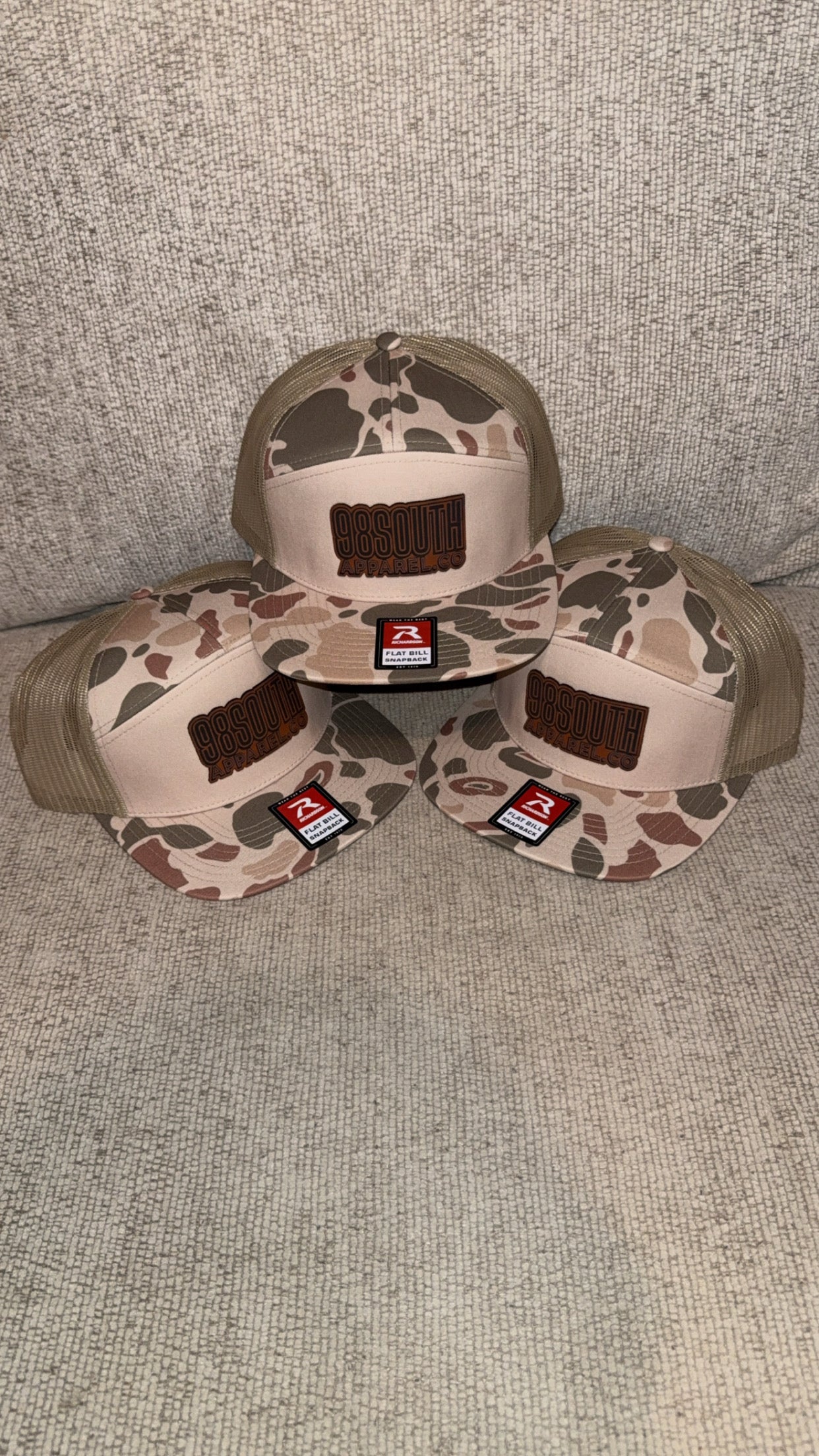 168P Camo hat’s