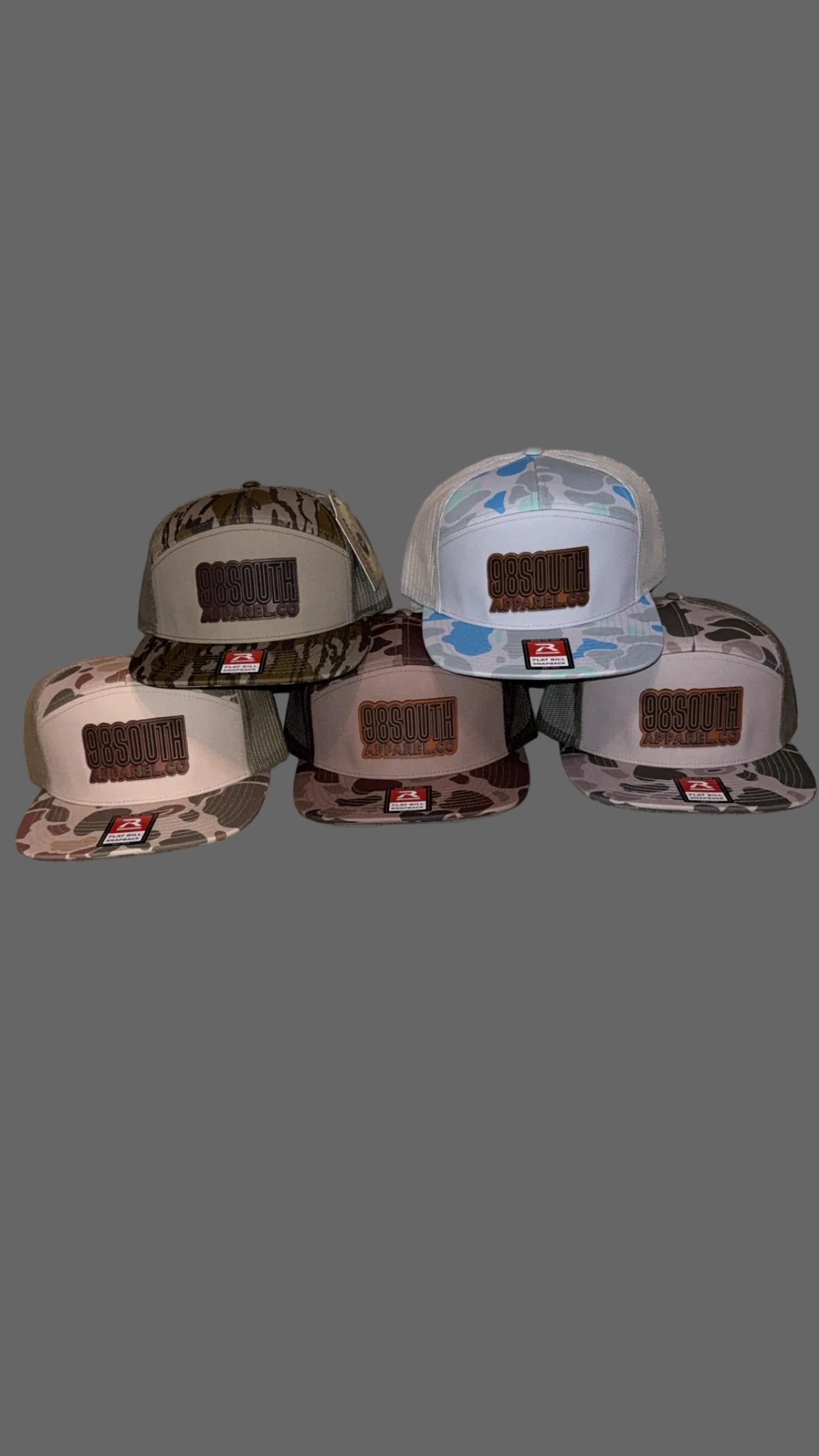 168P Camo hat’s